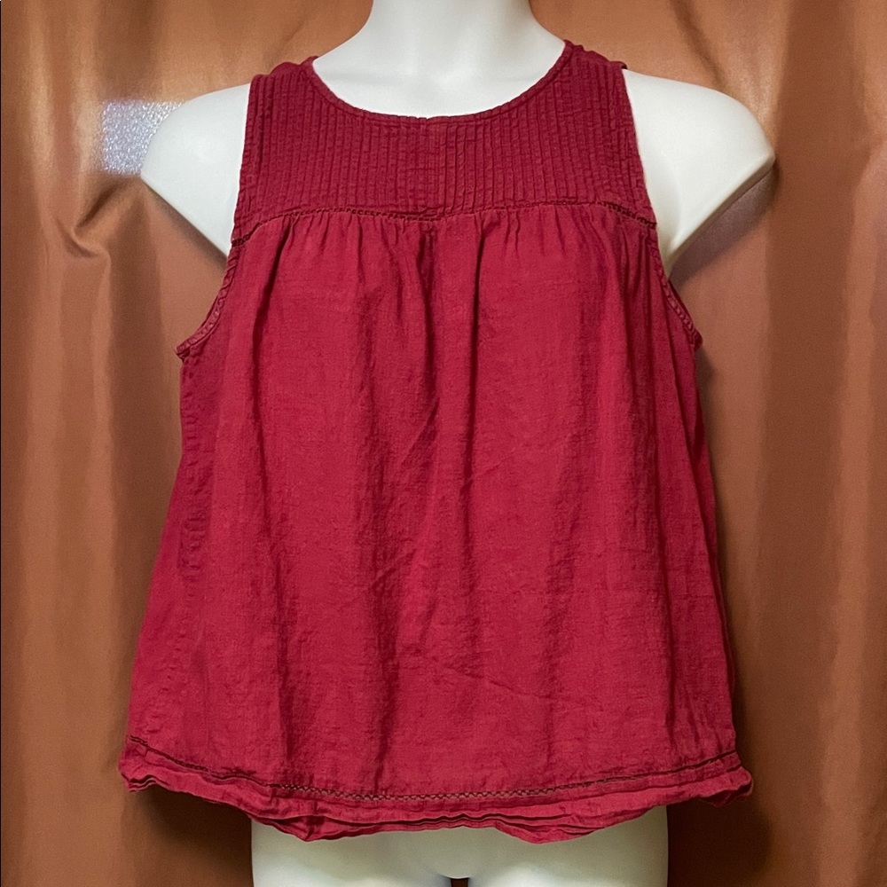 Old Navy Rich Red Sleeveless Tank Top